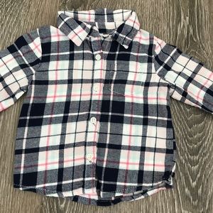 Carter Plaid Long Sleeve for Girls